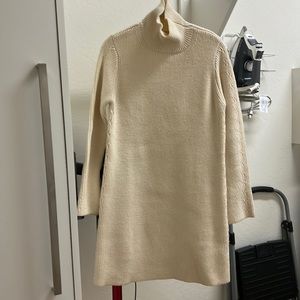 Cream sweater dress never worn